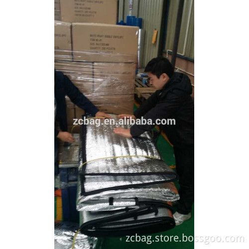 fire retardant Aluminum foil air bubble insulation for container liner and pallet cover heat insulation shipping container liner